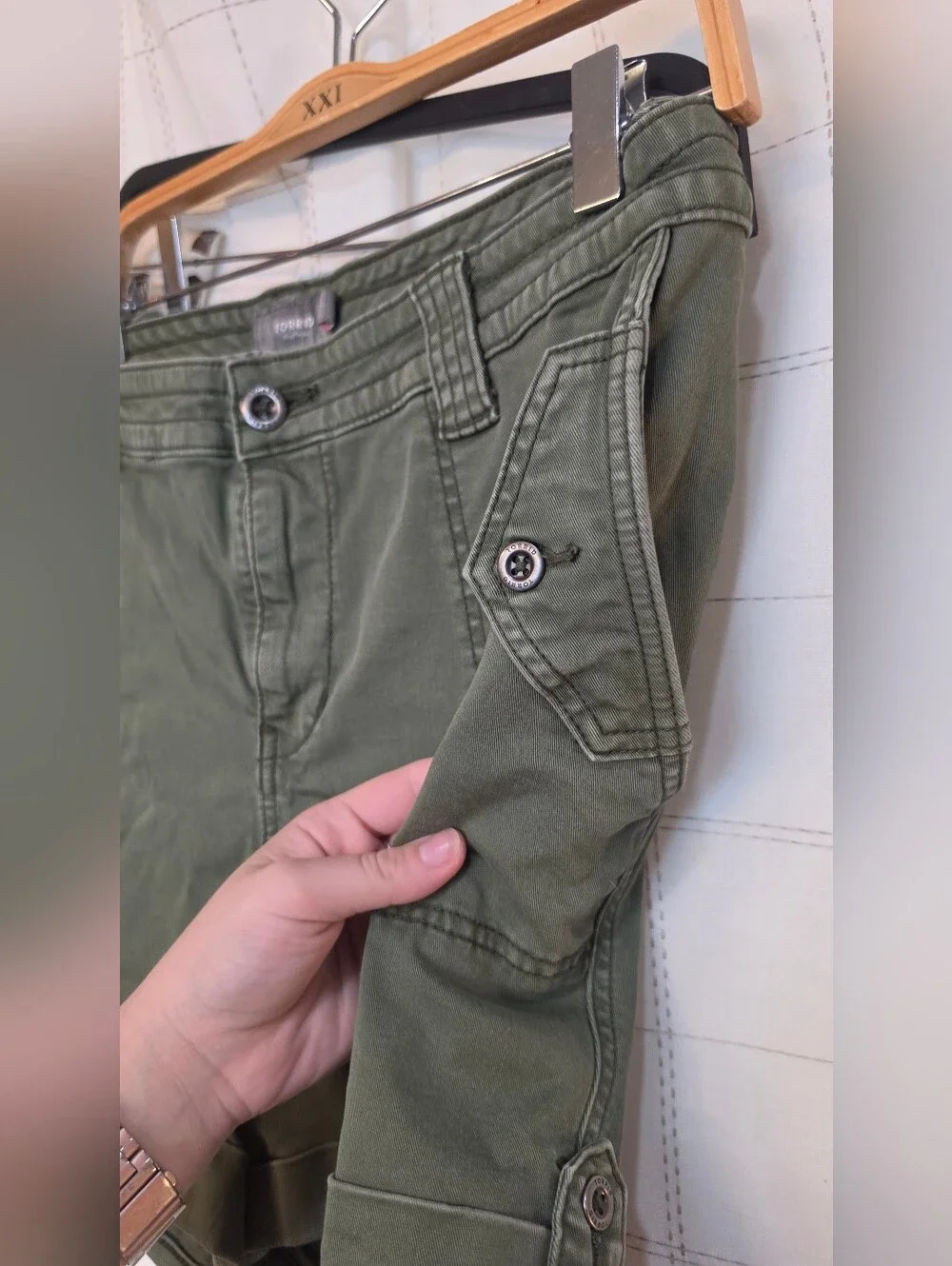 torrid Olive Green Cargo Shorts